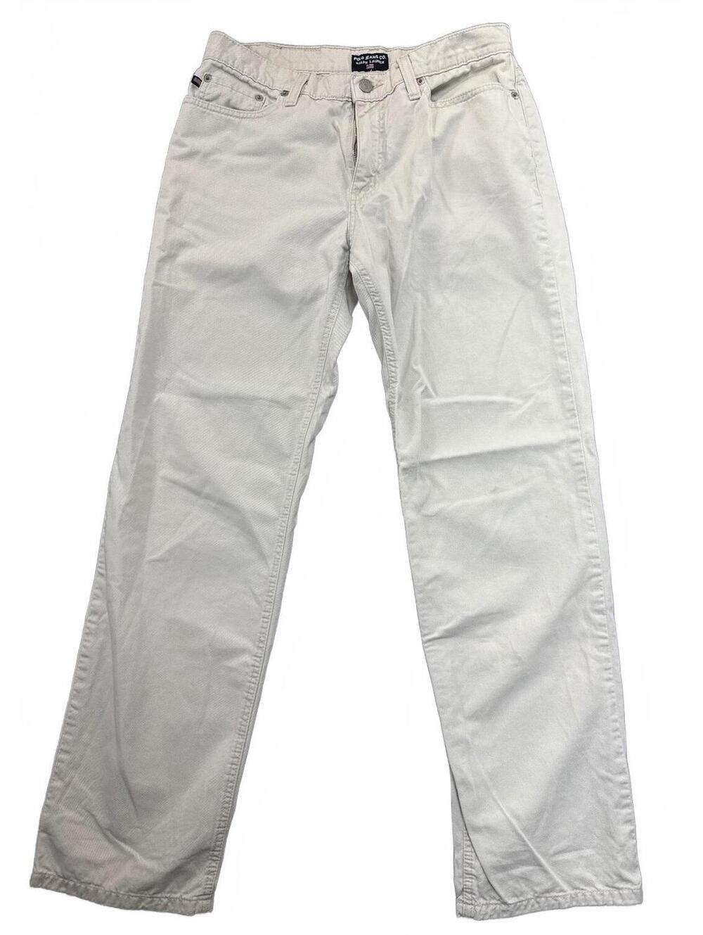 Polo Jeans Co. Ralph Lauren Women's Saturday Jean Off-White Pants